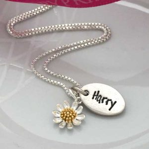 Daisy Name Necklace