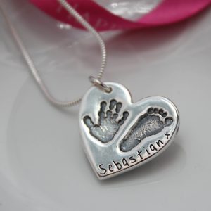 Hand and Footprint Necklace