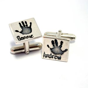 Hand or Foot Print Cufflinks