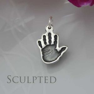 Shaped Hand or Footprint Charm
