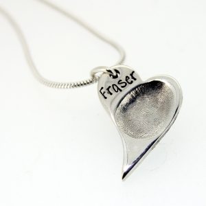 Single Fingerprint Necklace