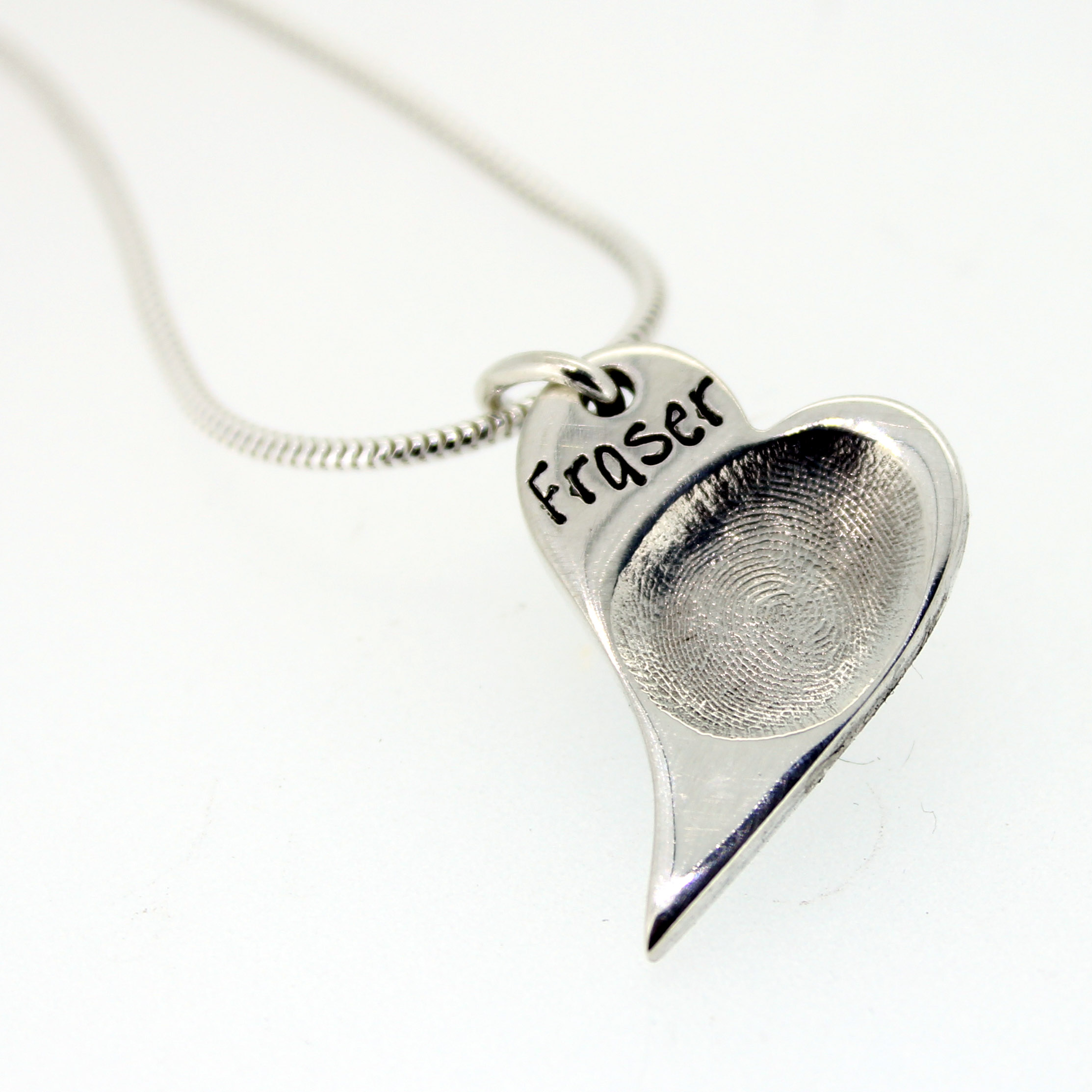 Single Fingerprint Necklace