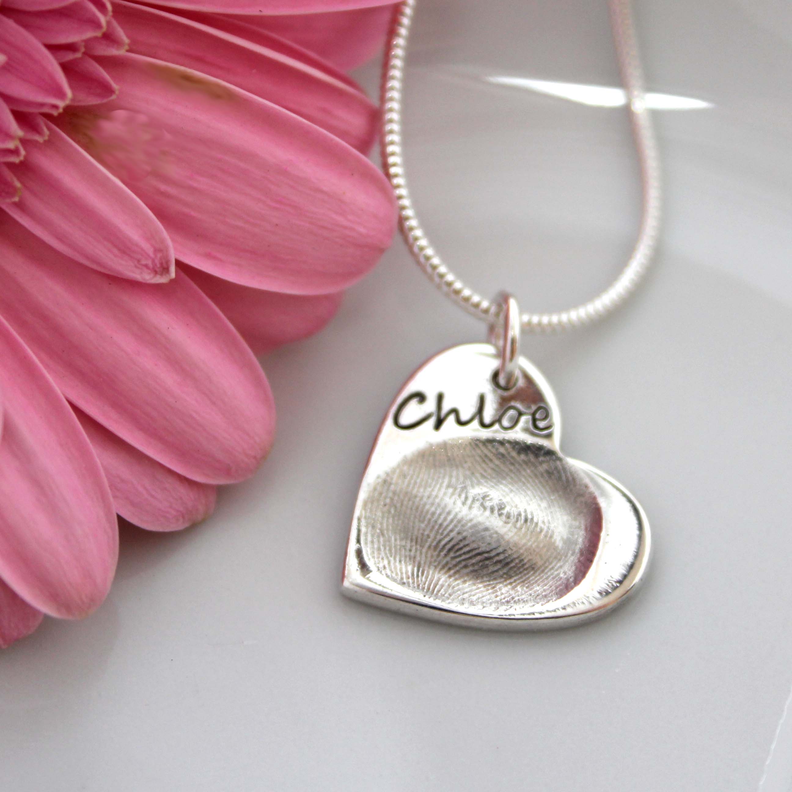 Single Fingerprint Necklace - Image 2