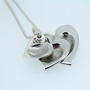 Triple Fingerprint Necklace