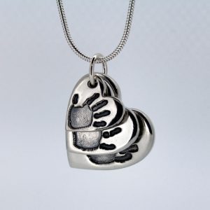 Triple Hand or Footprint Necklace